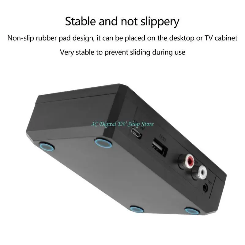 E74D محول مستقبل الموسيقى الخالي من اليدين 3.5 مم من النوع C اللاسلك