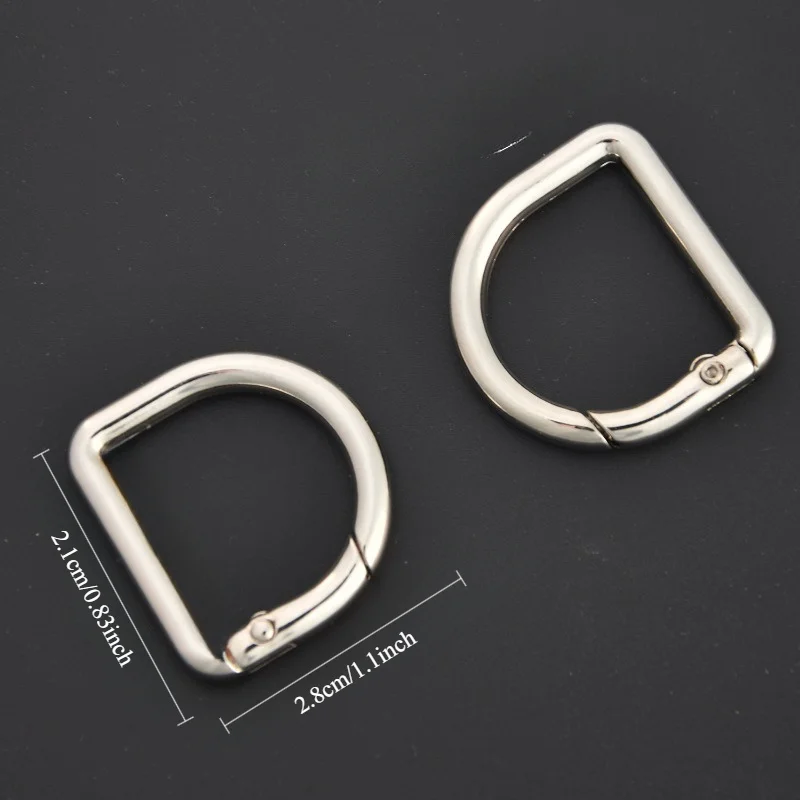 Transform Your Handbag By Adding A Spring-loaded D-ring Clasp, Allowing You To Open and Close The Bag Easily