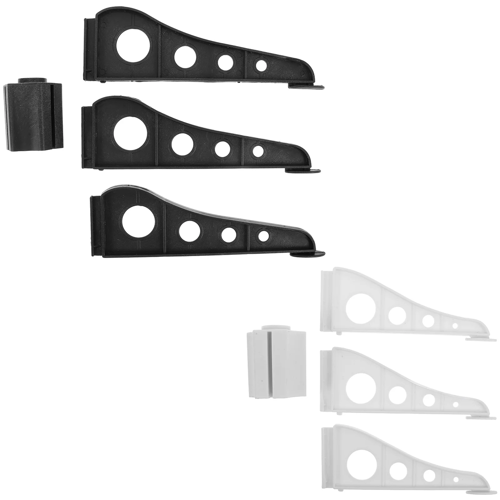 

2Pcs Christmas Tree Holder Stand Secure Fit for Large Small Trees Black White Elegant Base Winter Party Decoration