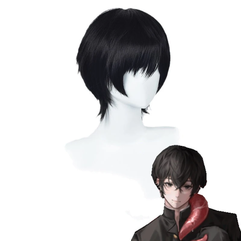 Yoshida Hirofumi Cos Kopfbedeckung Mann Tägliche Kleidung Spiel Kopfbedeckung Simulation Kurze Haare Anime Kettensäge Mann Rolle Modellierung Perücke