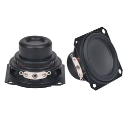 2 pz/lotto 1.77 pollici Full Range 4 Ohm 10W altoparlanti bordo quadrato in gomma impermeabile Ndfeb altoparlante fai da te Home Sound altoparlante BT Amp