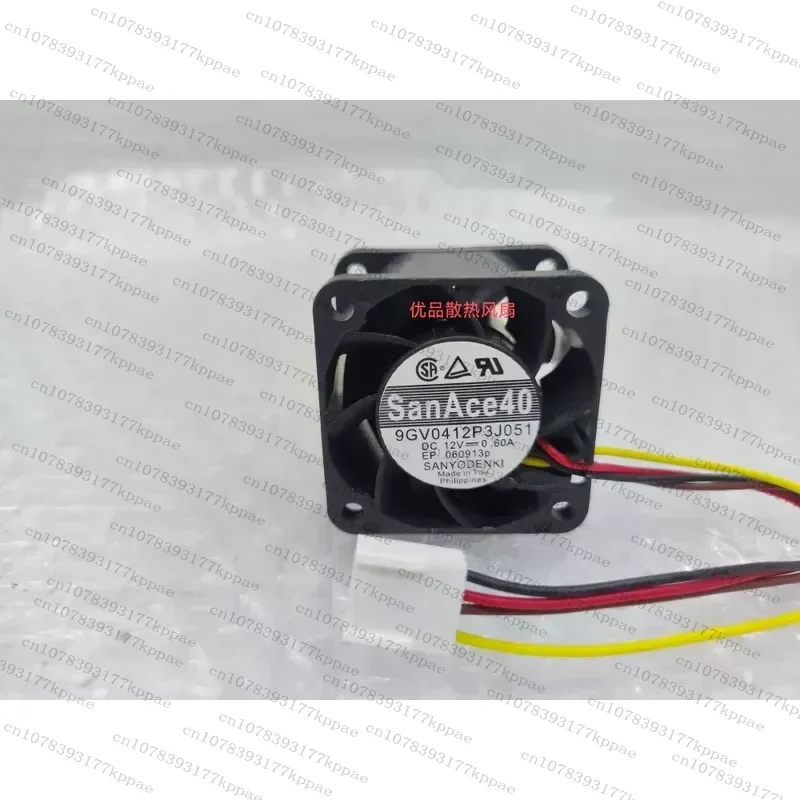 1PCS for SANYO 9GV0412P3J051 12V 0.60A 4028 4-wire 4cm Cooling Fan