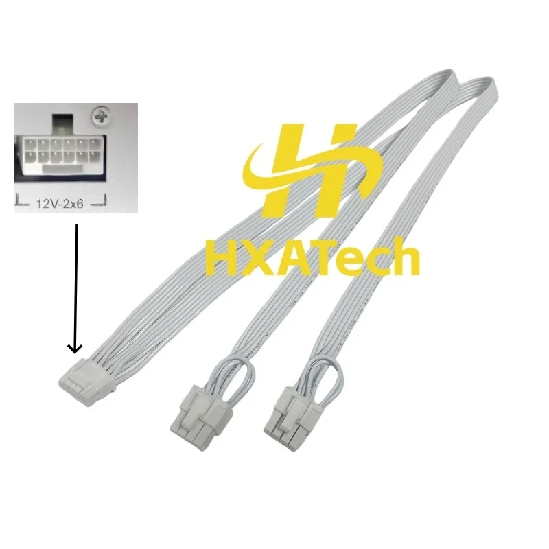 High Quality 60cm white ATX3.0 PCIE5.0 12VHPWR to 8+8pin Modular Power Supply Cable 16Pin to 2x8pin PCIE Video Card Cable