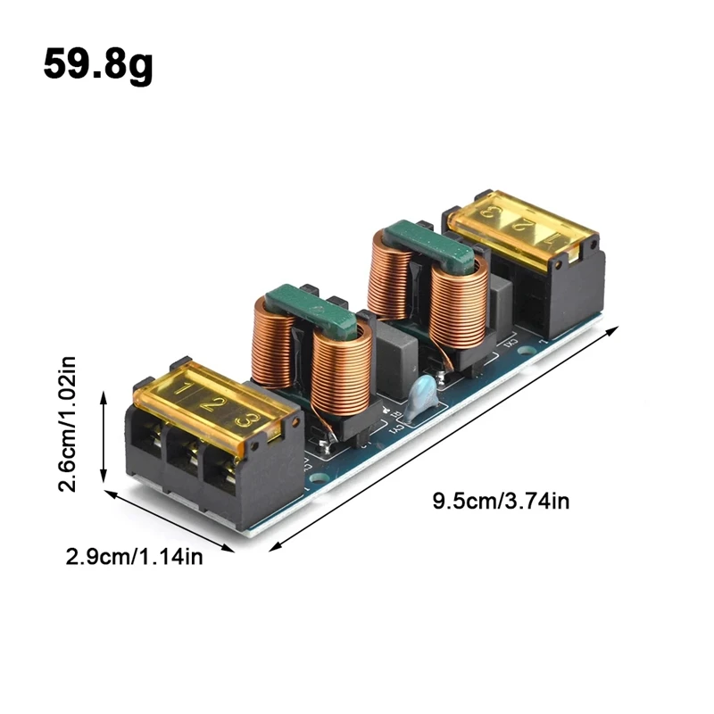 Power-Emi-Filter modul 25a zweistufige Hochfrequenz-Wellen filter leistung Tiefpass filter platine