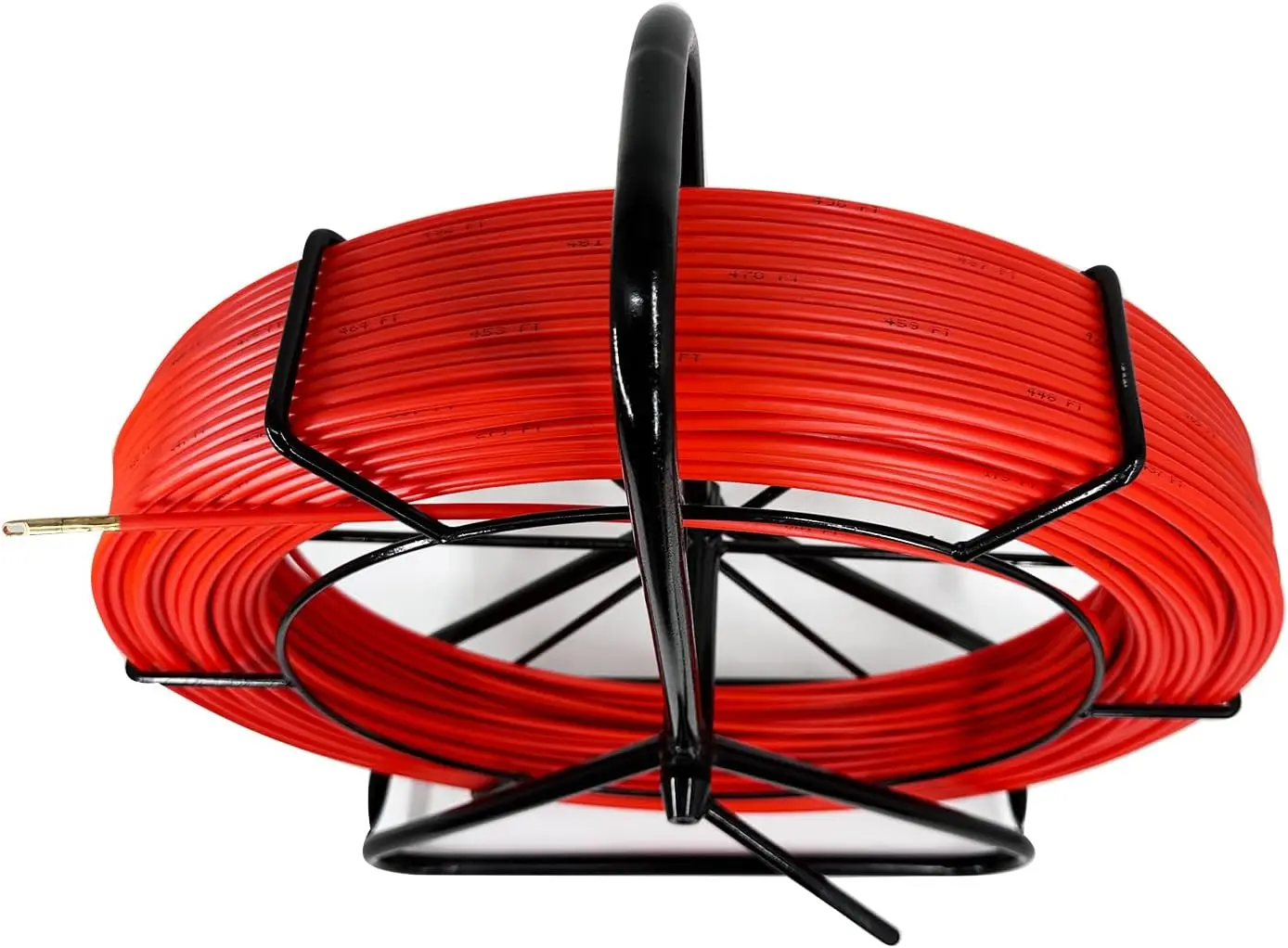 Fish Tape FiViolet Reel Stand, Duct Rodder Cable Puller, Le plus récent, Courir continu, 500FT