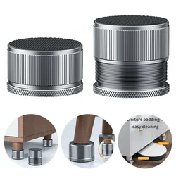 2/4Pcs Adjustable Bed Chair Risers Heavy Duty Furniture Risers Sofa Table Risers Bottom Protect Floors Anti Slip Furniture Legs