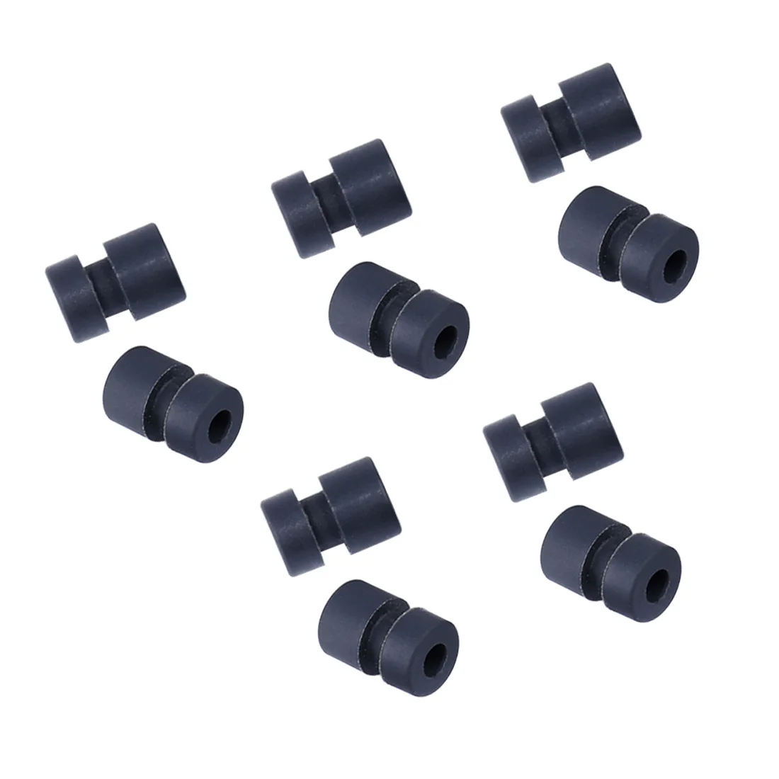 10 Stück M3*6,5MM M2*6 M2 Anti-Vibrations-Unterlegscheiben Gummi-Dämpfungskugeln für Flugsteuerungen RC-Drohnen-Zubehör Schwarze Farbe Optional – Detail 3