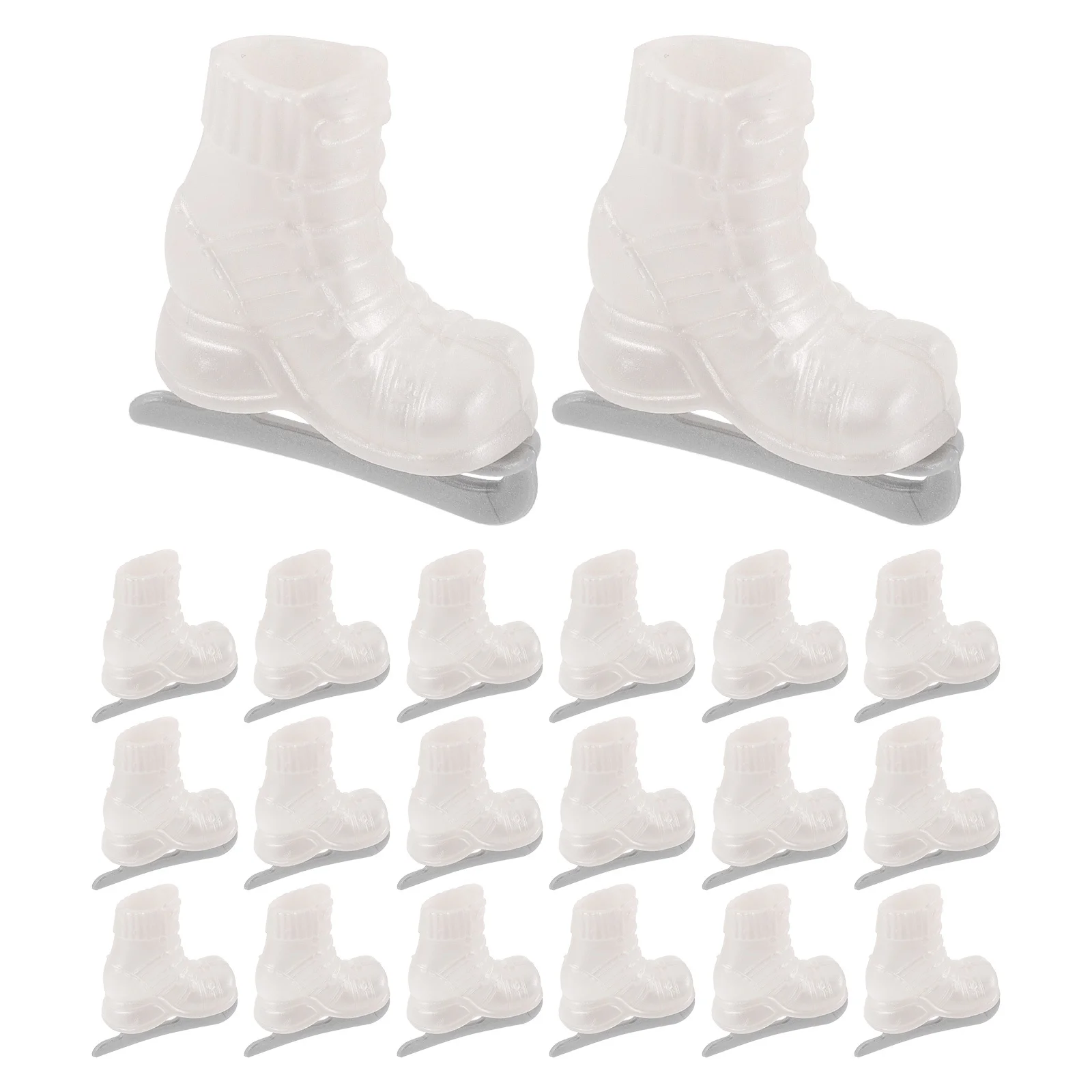 

10Pcs Miniature Roller Skates Lightweight Realistic 1 6 Scale Skating Shoes Miniature House Accessories Ice Skating Toy