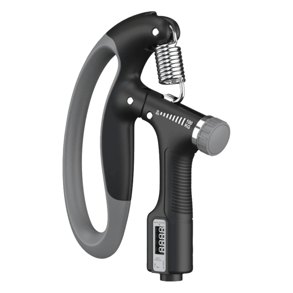 

Adjustable 10-100kg Grip Strength Device Spring Grip Portable Hand Grip Strengthener Countable Grip Professional Grade