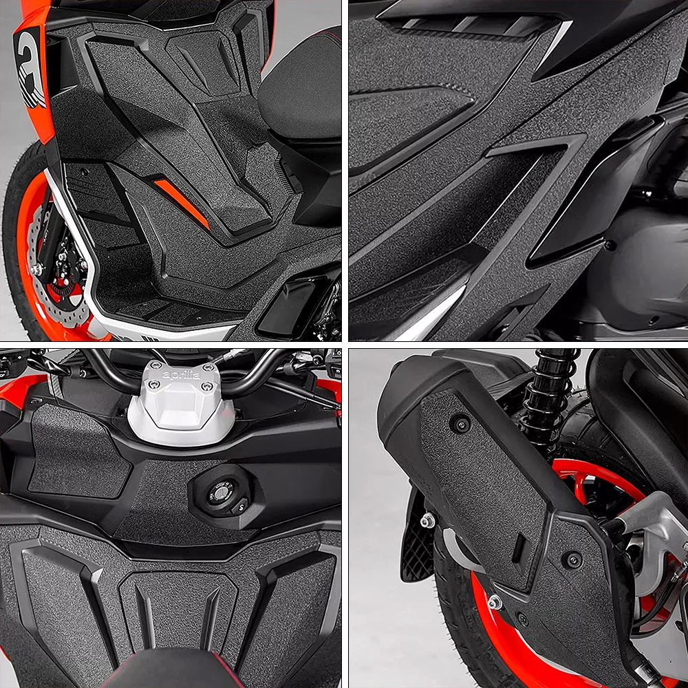 SRGT 200 Motorcycle Accessories Tank Pad Armor Sticker Foot Pedal Thickened Rubber Protective Sticker For Aprilia SR GT200 view 2