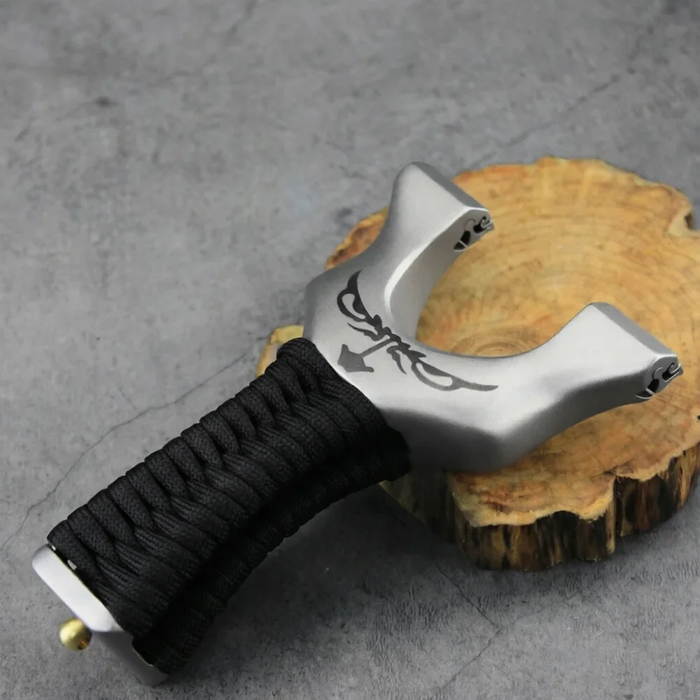 

Профессиональная рогатка из нержавеющей стали 630 с системой крепления ремня «Драконий зуб» для охоты и стрельбы на открытом воздухе для взрослых