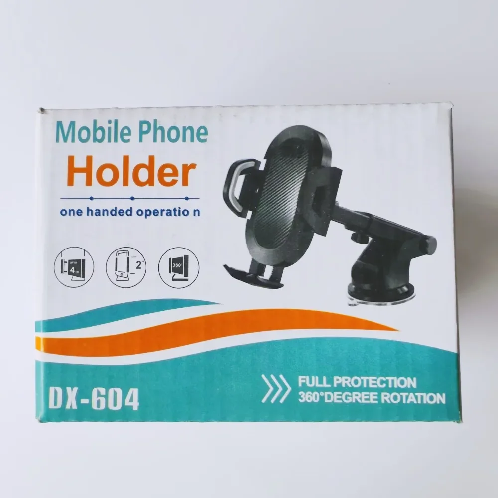 

Новый автомобильный держатель для телефона на присоске с креплением для мобильного телефона GPS сотовый черный с коробкой