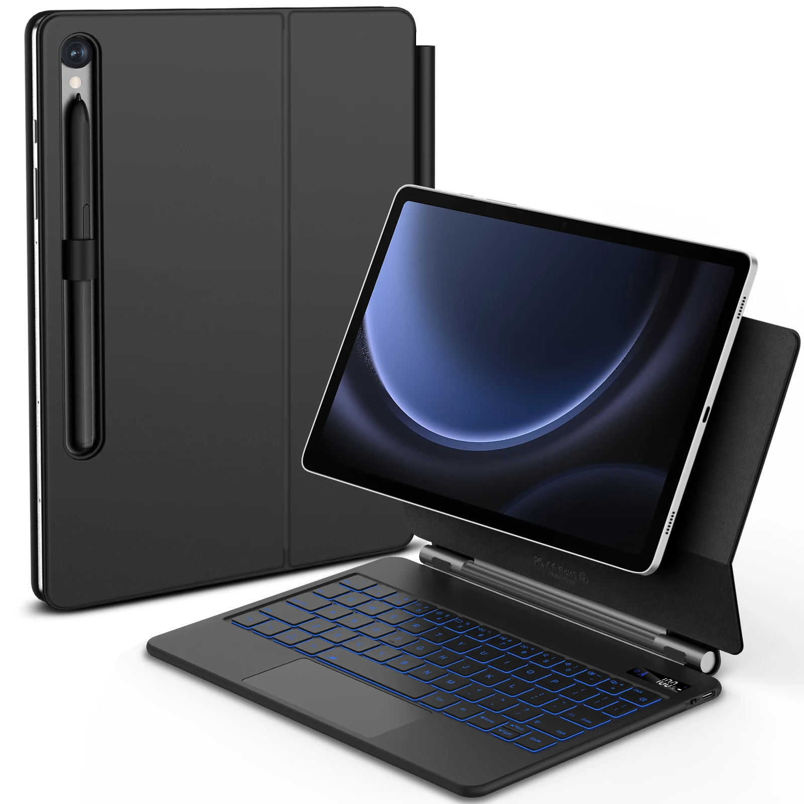 Do Brasil Teclado mágico português Bettdow para Samsung Tab S11 S10 lite S10 FE S9 +/S9/S9 FE/S8/S7 S Suporte para caneta