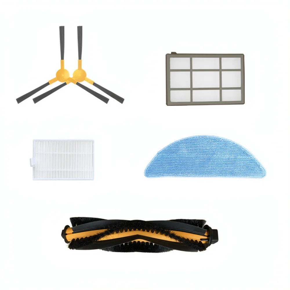 Robot Vacuum Accessory Kit For Kitfort KT 545 KT 571 KT 572 KT 5107 Main Brush Side Brush Hepa Filter Mop Replacement
