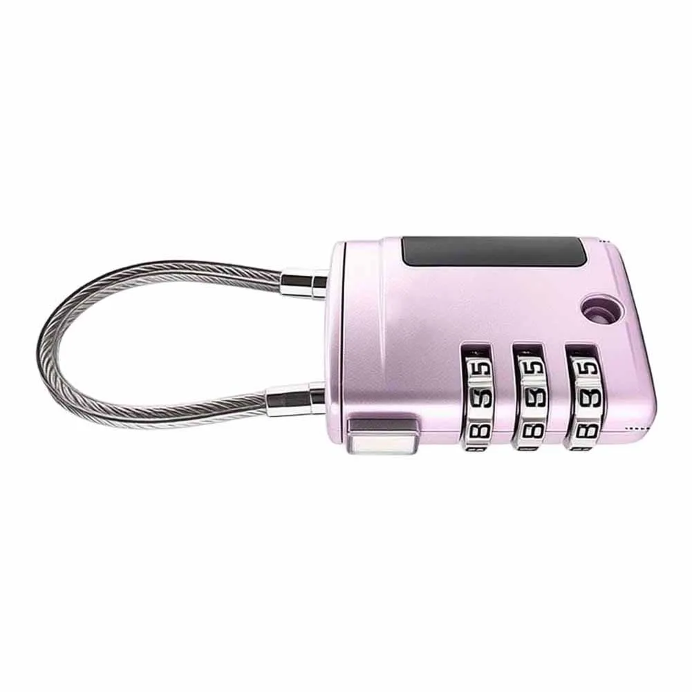 3 Digit Combination Lock Anti-theft Security Tool Suitcase Luggage Coded Lock For Travel Luggage Password Changeable Lock