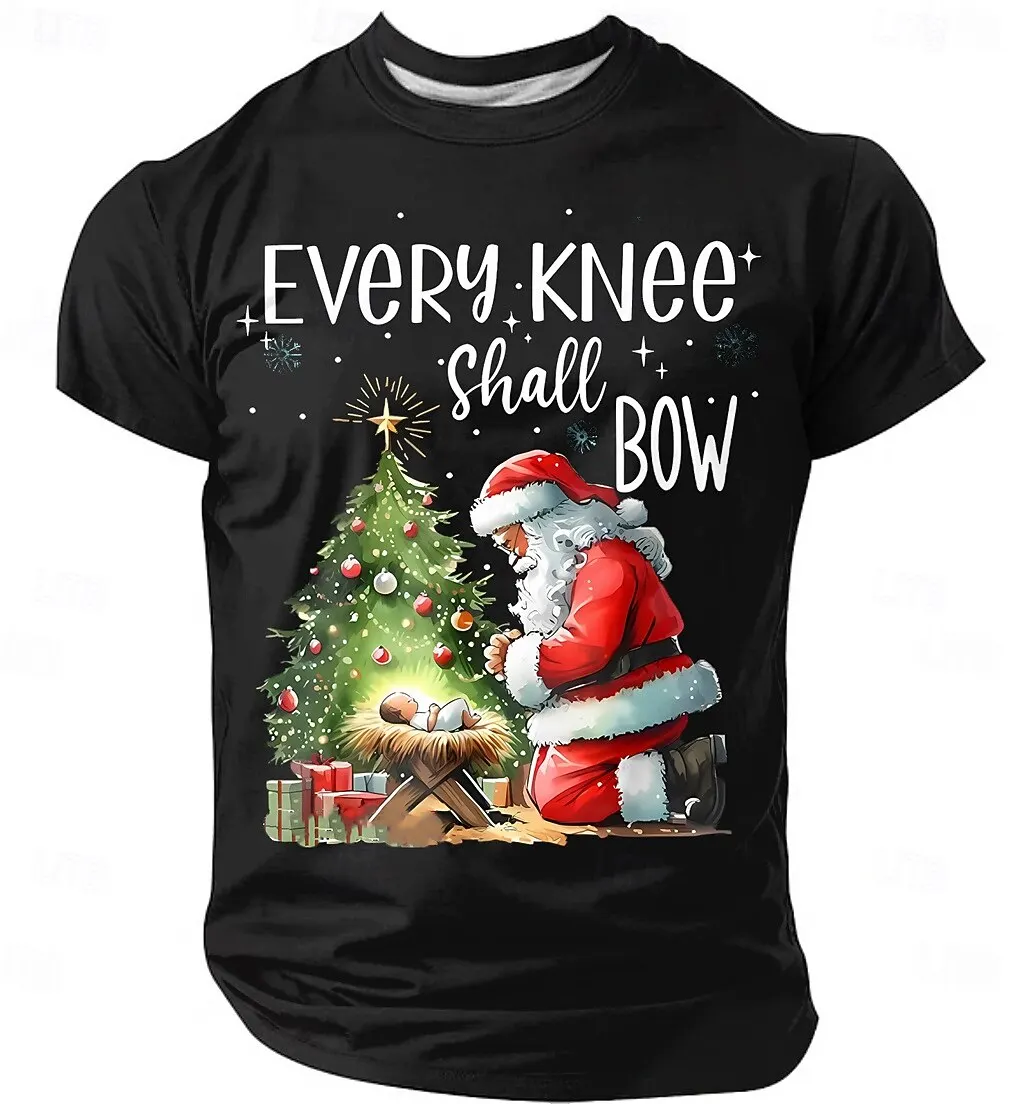 

Summer Men 2025 Funny Character Pattern 3D Printed T-Shirt Christmas Party Comfortable Design Fashion Casual Clothing