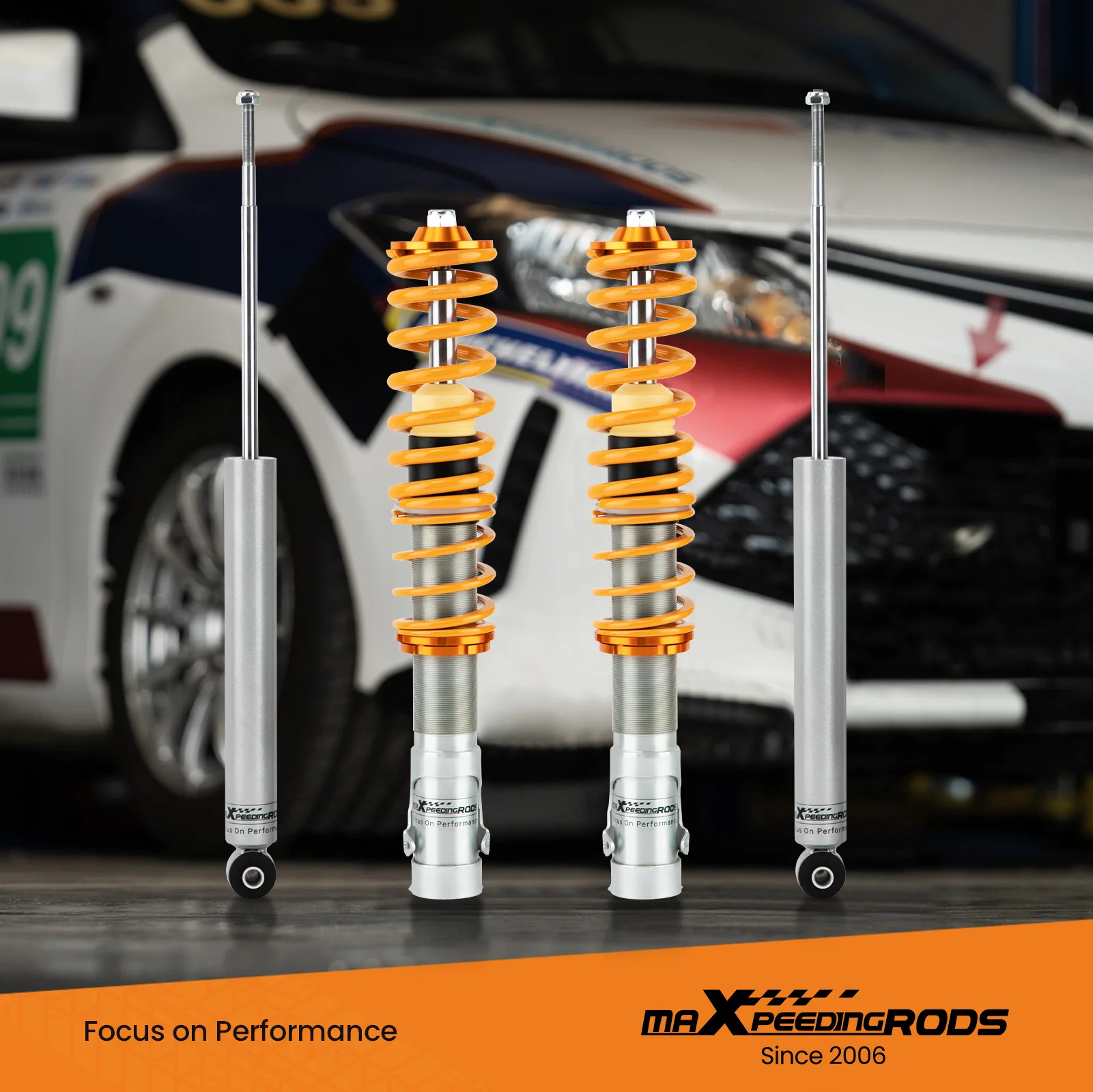 maXpeedingrods Coilover Suspension Lowering Kit for Arosa 9704 Lupo 98-05