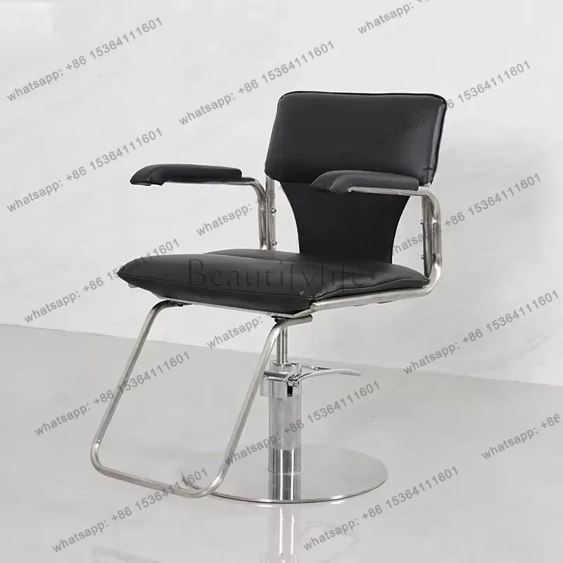 LJY Nordic Comfort Barber Chair Dyeing Hair Rotate Unique Simplicity Barber Chair New Models European Barbearia Home Furniture