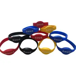 1Pcs 125Khz EM4305 T5577 ID Rewritable Wristband Bracelet RFID ID Duplicator for Swimming Pool Sauna Room Adult Blank Data Card