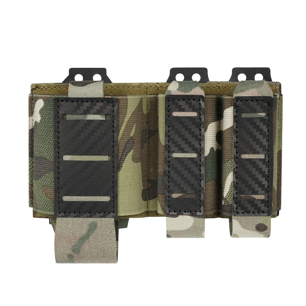 Outdoor-Jagd-Gürteltasche mit 5,56/9-mm-Magazinhalter aus Kohlefaser-Textur, Schnellverschluss-Design, Jagdausrüstung