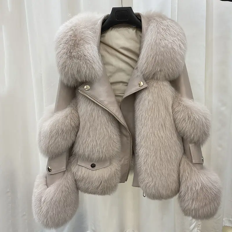 

Женская модная Толстая теплая куртка из искусственного меха лисы, пальто, винтажное Женское зимнее пальто с длинным рукавом и поясом, женская верхняя одежда, шикарные топы