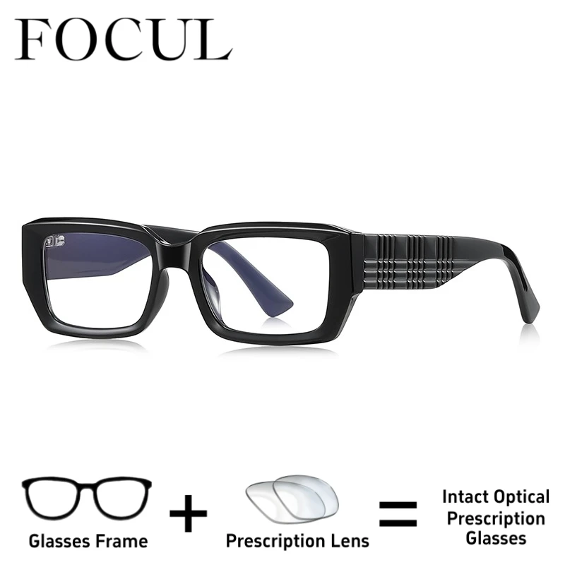 

FOCUL Casual StylePhotochromic Myopia Eyeglasses Comfortable Fit Anti Blue Ray Glasses Customized Prescription Optical Eyewear