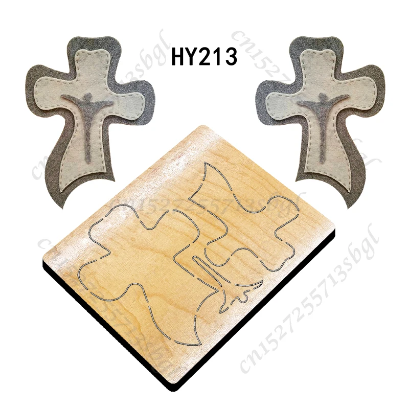 Jesus Cross Ornaments New Wooden Cutting Dies Suitable for Common Mold Scrapbook Machines on the Market