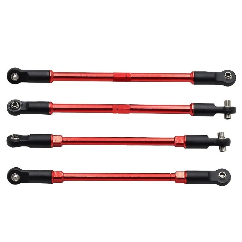 TRXS E-Maxx/T-Maxx RC カーアクセサリー用 - パフォーマンスを向上させるためのフロントおよびリアプルロッドアップグレードキット