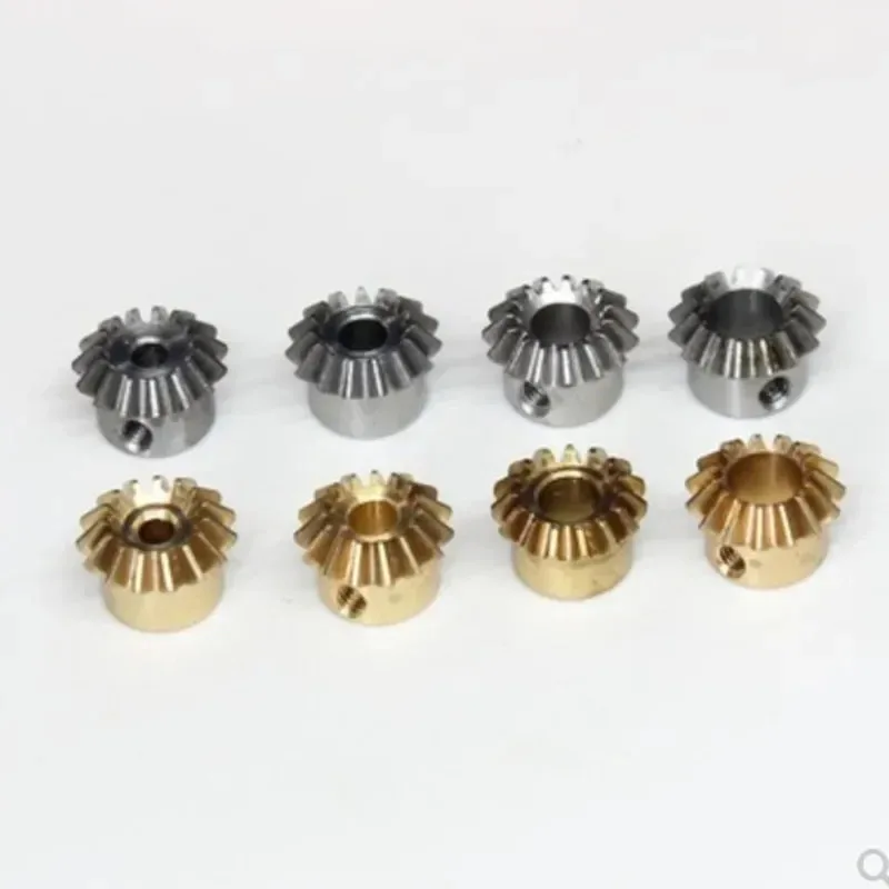 1set 0.5M 1:1 0.5M20T 90 Degree Transmission Steel Brass Copper Bevel Gear view 6