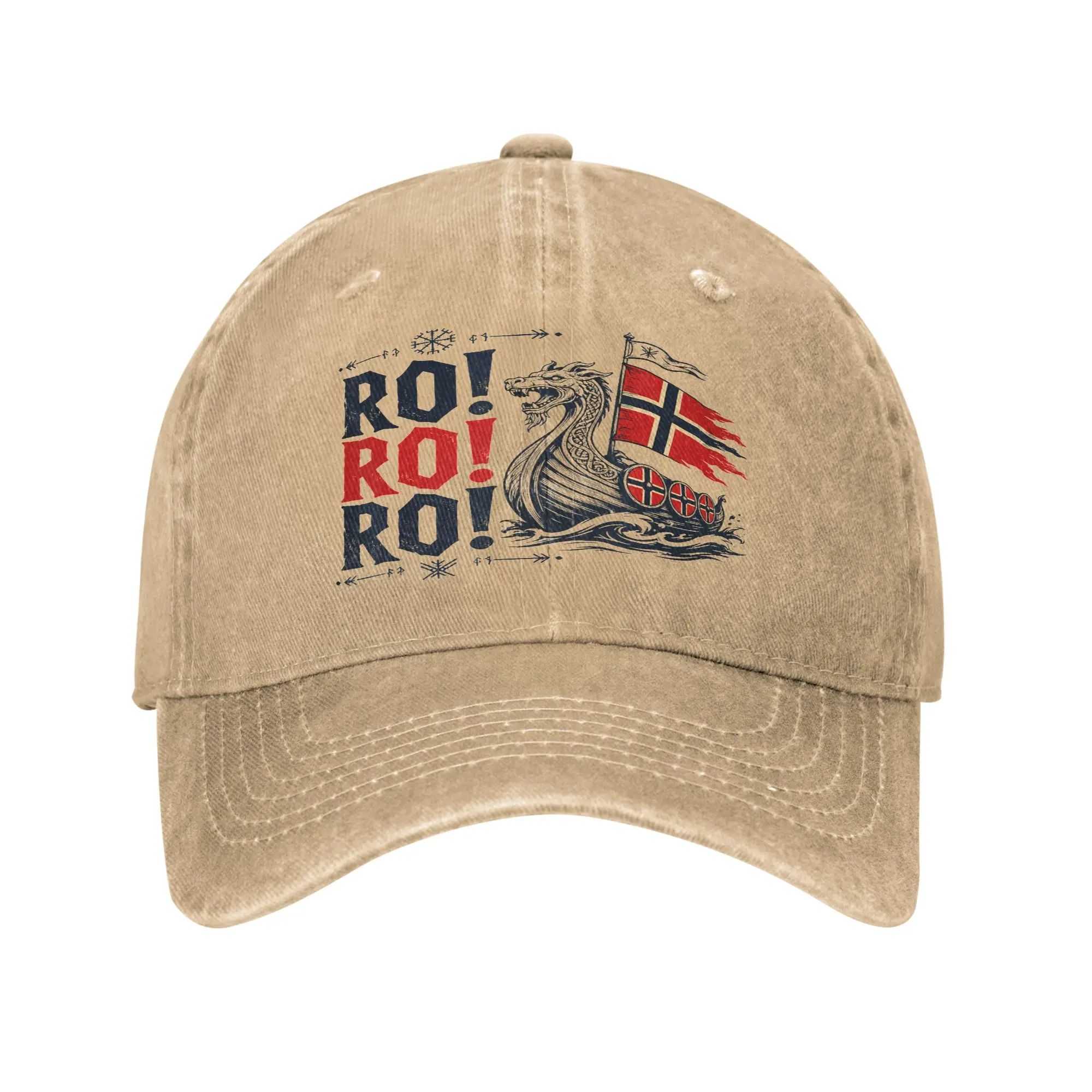 Norwegian Heritage Viking Ship Flag Boat Cap  Hipster Baseball Cap Hats Visor Protection Snapback Cotton tops gorras