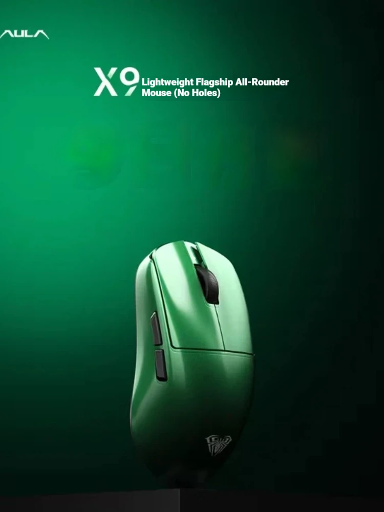 aula-x9-ultra-gaming-mouse-wireless-tri-mode-leggero-esports-ergonomico-paw3395-3950-8000hz-ttc-realtek-sensor-office