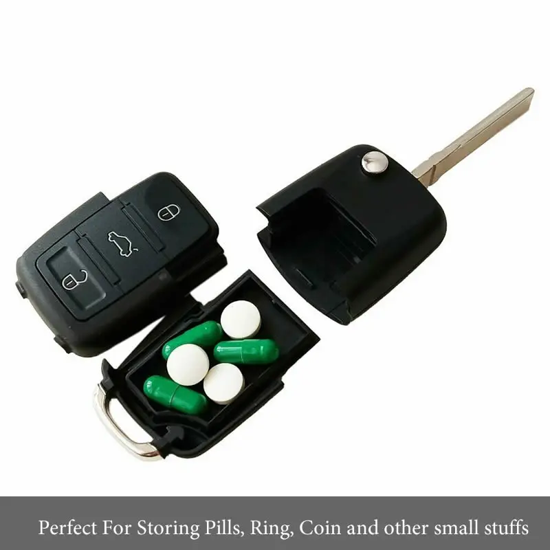 2pcs/Set Secret Stash Box Magnetic Key Safe Box And Car Key Fob Safe Hidden Secret Compartment For Outdoor Festival Pill Box