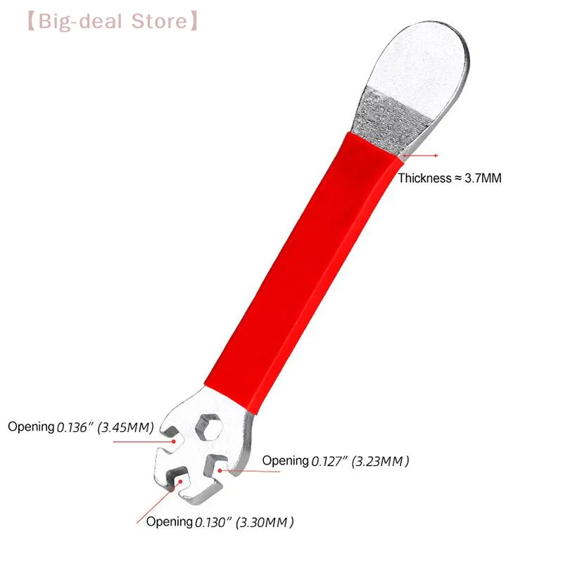 

【M】1 шт. Инструмент для коррекции натяжения колес, стальной ключ для спиц велосипеда, инструмент для регулировки обода, натяжитель