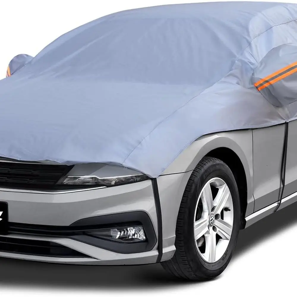 

Universal Sedan Car Cover with Hail Protection, Waterproof, and Cotton-Lined for All-Weather Use