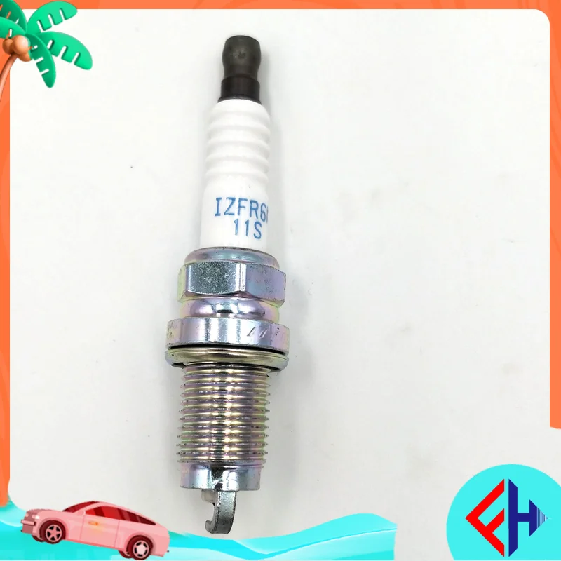 Original 4pcs/lot Izfr6k-11s 5266 Izfr6k11s 9807b-561bw Iridium Spark Plug For Honda Civic 2006-2011 1.8 9807b561bw Izfr6k 11s