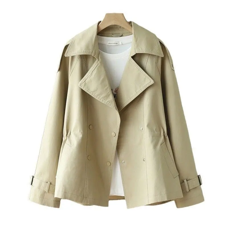 

2025 Thin Coat for Women Small Waist-hugging Coat for Women Top
