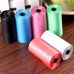 5 Rolls Dogs Cats Poop Bag Biodegradable Garbage Pet Dog Waste Bags Dog Cat Cleaning Up Refill Garbage Bag