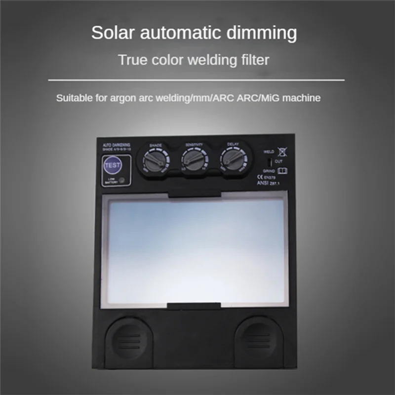 

BHBD-Welding Lens Solar Automatic LCD Dimming Welding Helmet Filter Goggles Welding Lens Panel Replacement Filter