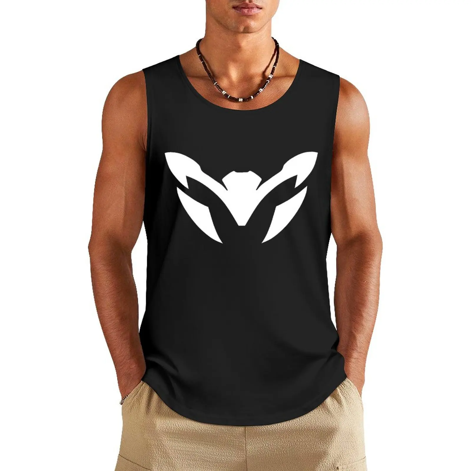 

Max Steel Logo (White) Tank Top anime top muscle t-shirt