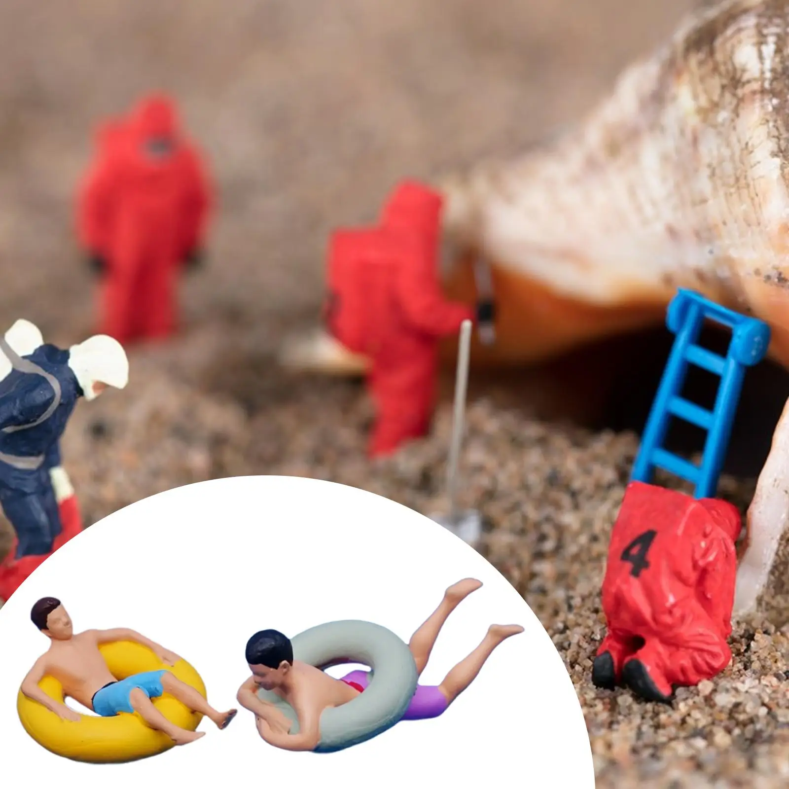

1/64 Scale Diorama Figure for Sand Table Layout Decoration Model Building