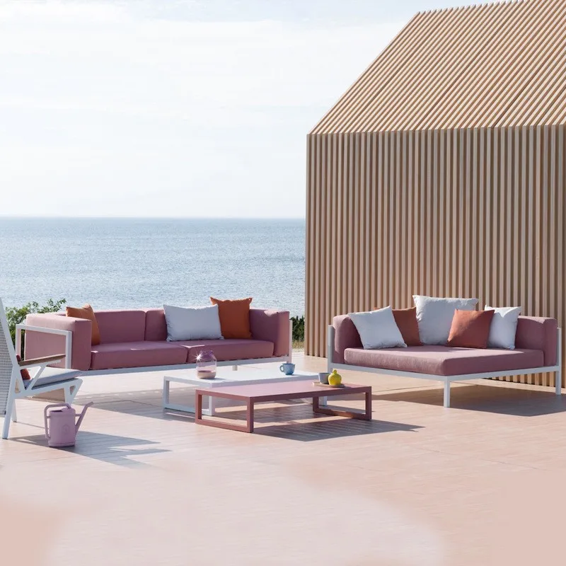 

Nordic outdoor sofa, coffee table combination courtyard B & B garden living room outdoor balcony terrace