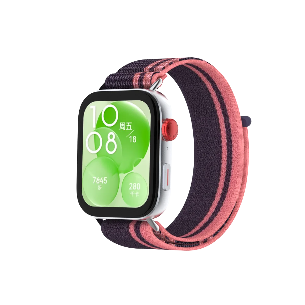 Green Nylon strap watchband For Huawei Watch FIT3 Smartwatch strap FOR huawei fit3