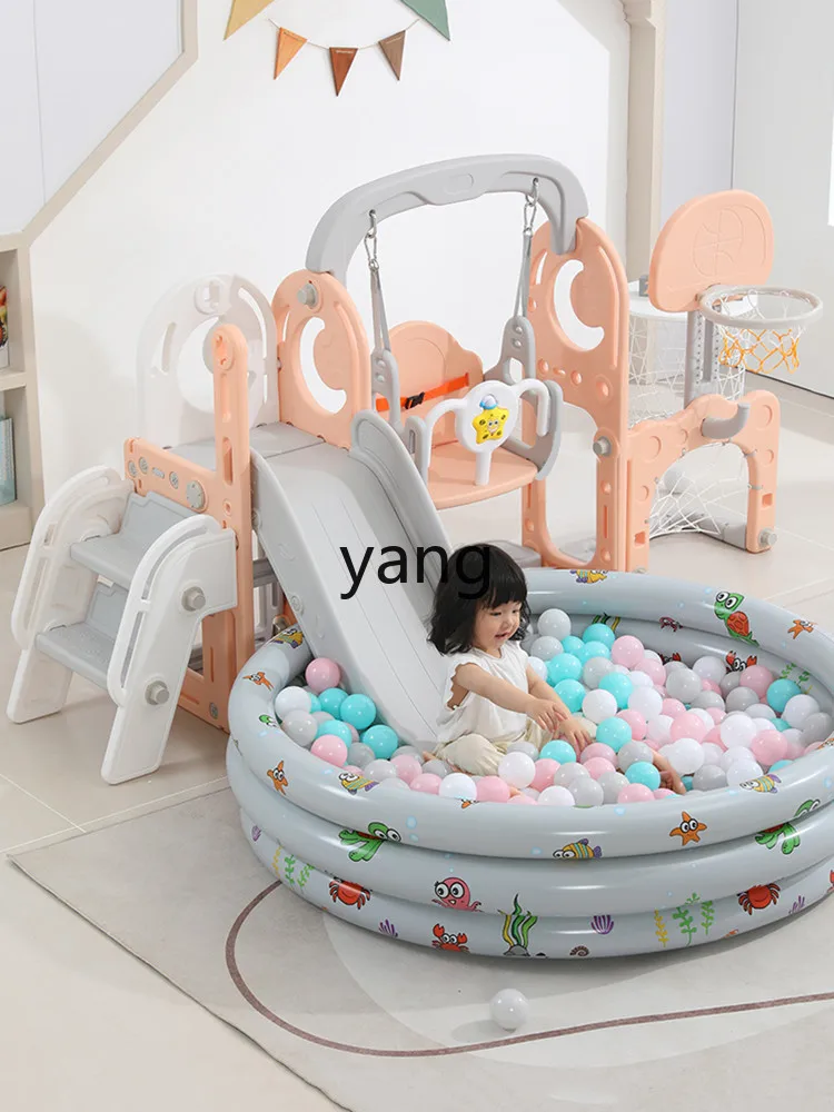 CX Children with Plastic Slide Swing Two-in-One Baby Children 2 to 10 Years Old Baby Indoor and Outdoor Home