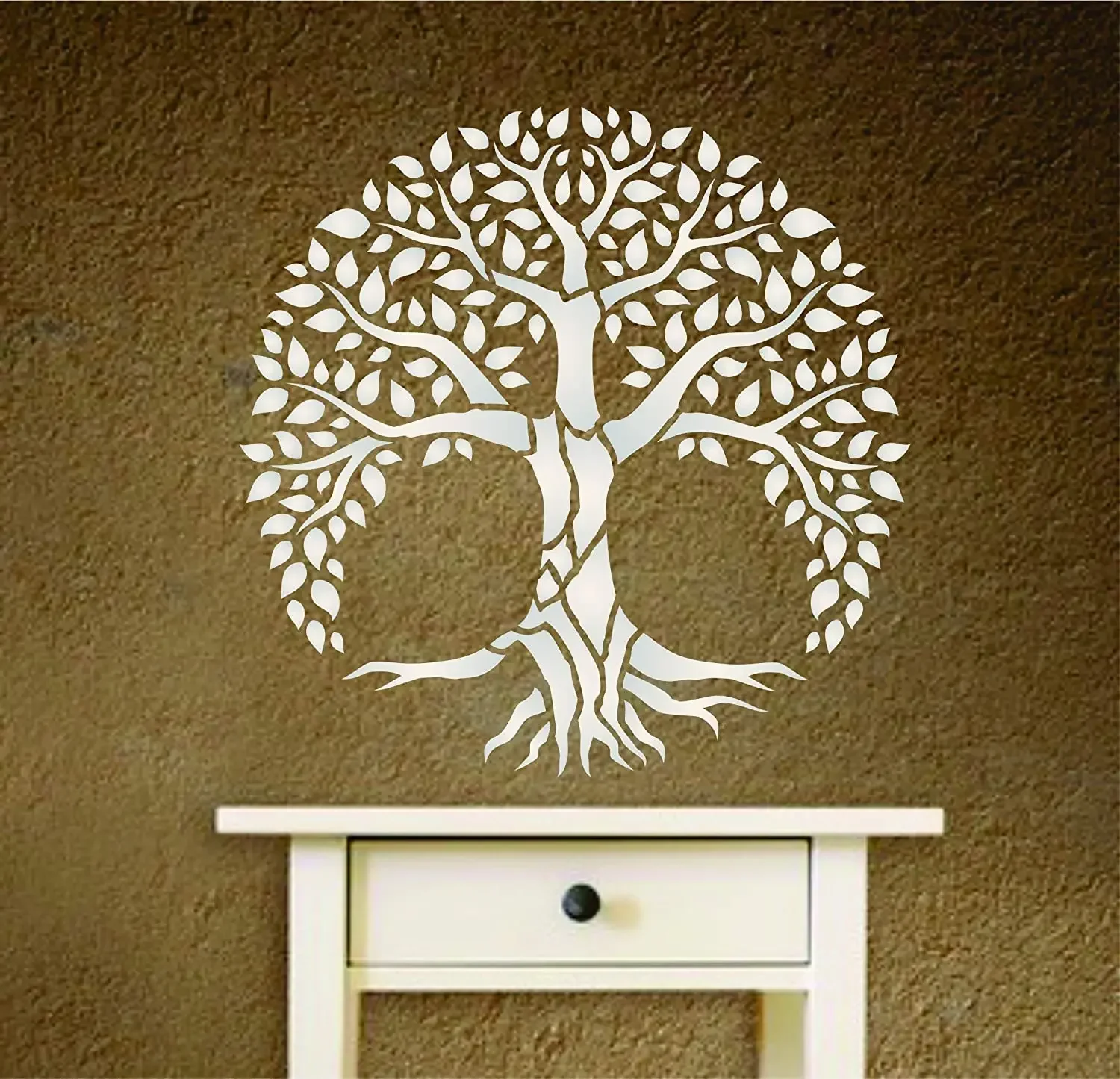 30 * 30cm size diy craft life Tree mold for painting stencils stamped photo album embossed paper card on wood, fabric,wall