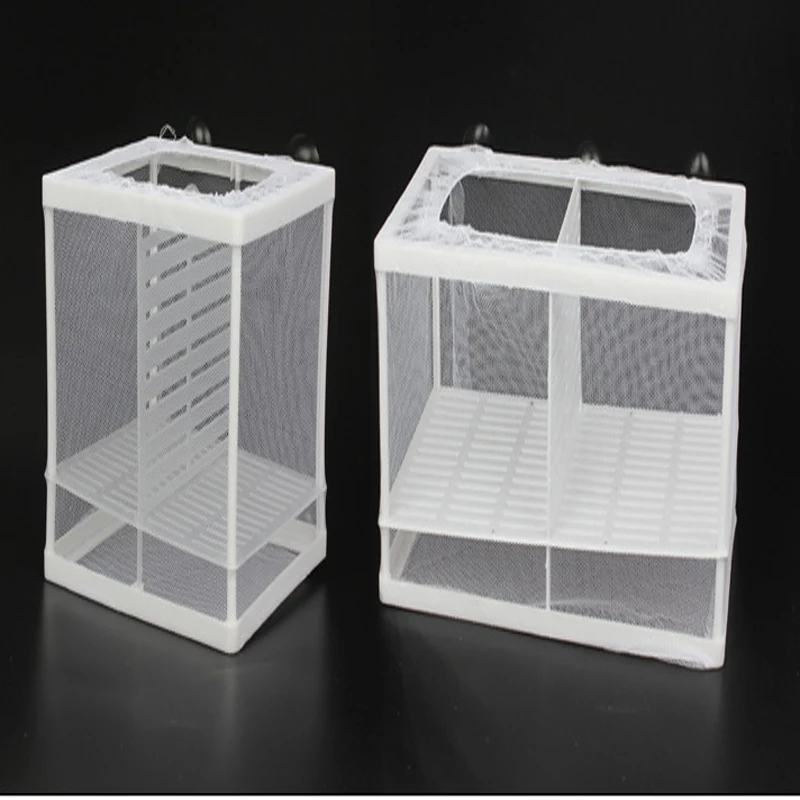 Fish Breeding Breeder Box Baby Fish Hatchery Isolation Net Fish Tank Isolator Incubator Box Hanging Aquarium Accessory Supplies