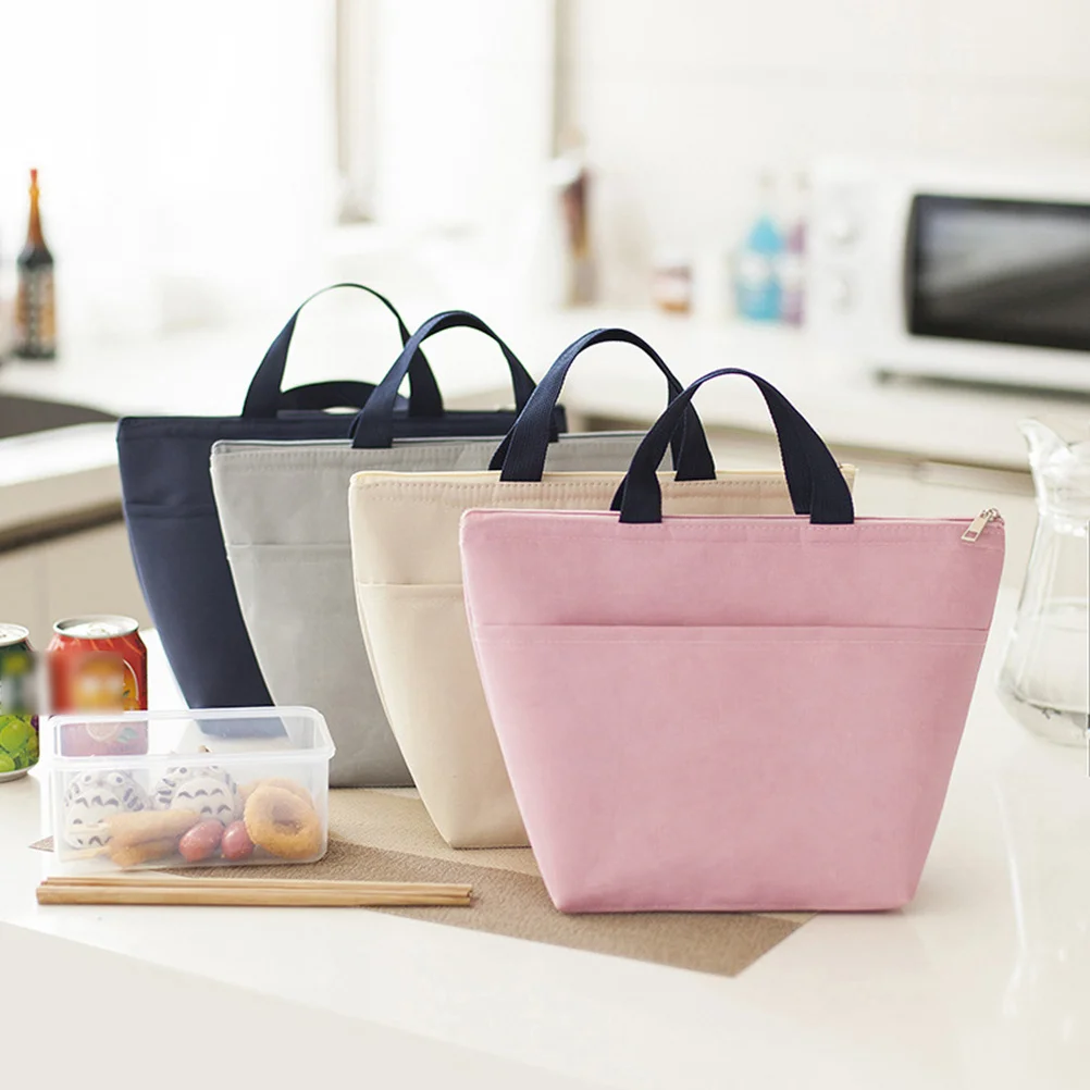 

Waterproof Bento Bag Tote Bags Picnic Carry Insulatee Food Camping Portable Lunch