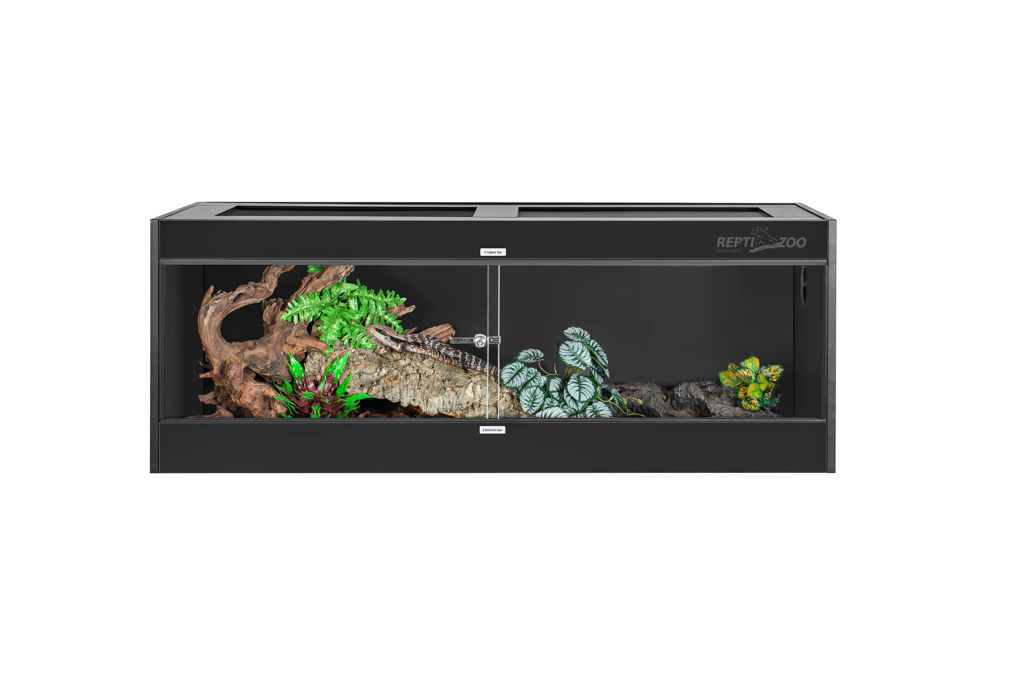 Luxury Solid PVC High Quality Lizard Tank Crested Gecko Terrarium Tall 120 Gallon 4x2x2 Reptile Enclosures Cage
