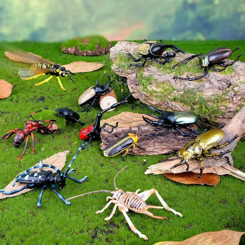 Red Fire Ant Plastic Figurine, Exquisite Insect Static Statue, Fine‑Crafted Mini Display Model, Diorama Layout & Desktop Hobby