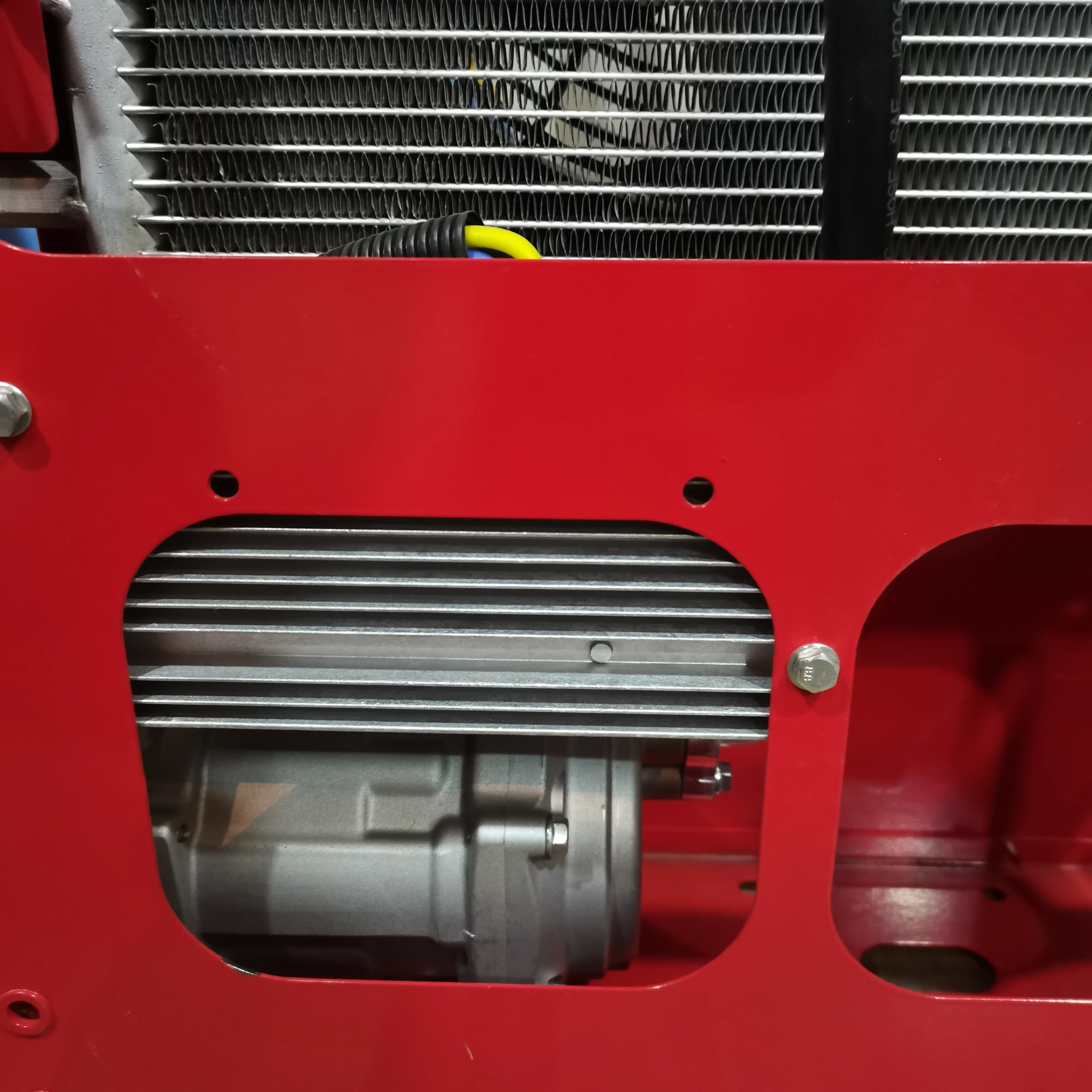 شبه فان تيار مستمر 24 فولت 12 فولت وقوف السيارات برودة شاحنة مكيفات الهواء قافلة مكيف الهواء 12 فولت #5