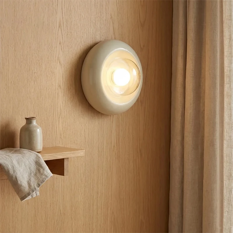 Caren Lighting Futurism LED Wall Sconces Modern Glass Electroplating Bauhaus Design Contemporary Cozy Light Fixture